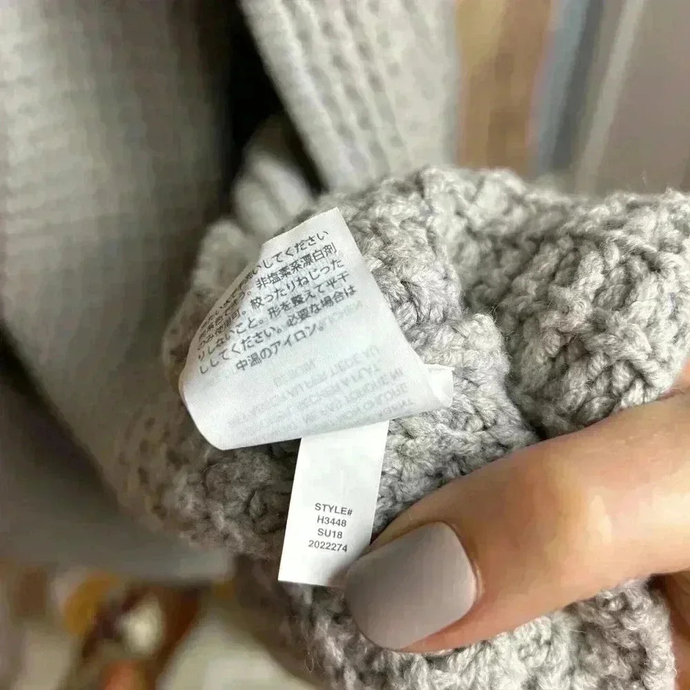 *Madewell Waffle Stitch Sweater Coat Cardigan Size S - Picture 9 of 9